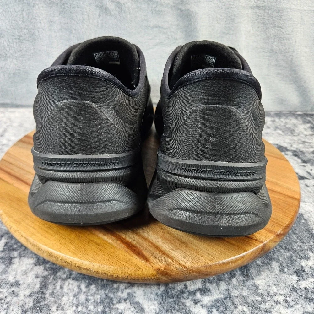 Skechers Glide-Step Slip-Ins Hands Free Comfort Sneaker Black Mens Size 12 Wide